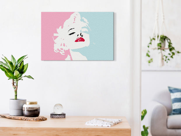 Paint By Numbers Kit - Marilyn in Pink