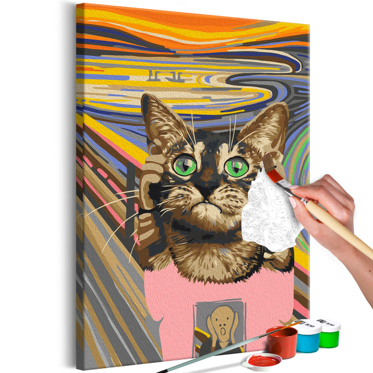 Paint By Numbers Kit - Cat Panic