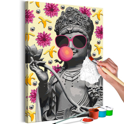 Paint By Numbers Kit - Buddha and Bananas