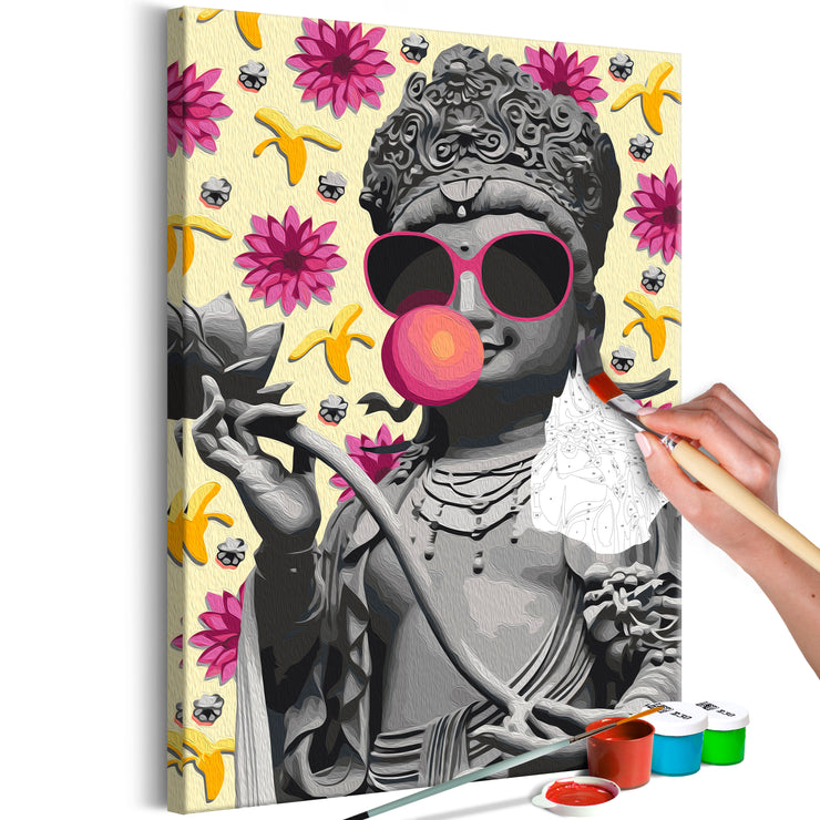 Paint By Numbers Kit - Buddha and Bananas