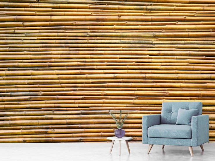 Fotótapéták Horizontal Bamboo Wall