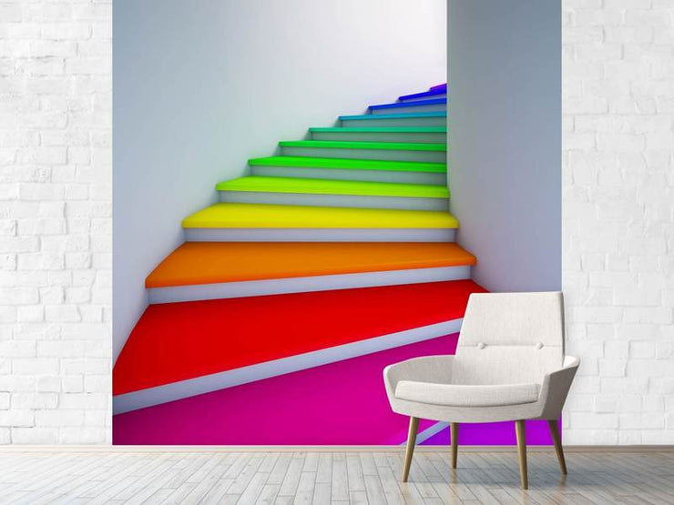 Fotótapéták Colorful Stairs