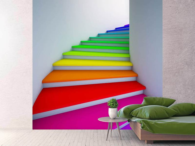 Fotótapéták Colorful Stairs