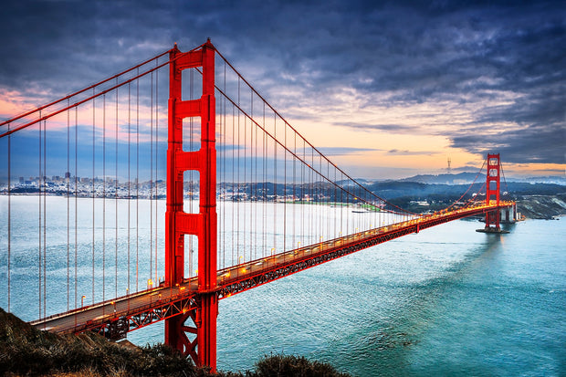 Fotótapéták The Golden Gate Bridge At Sunset