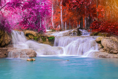 Fotótapéták Paradisiacal Waterfall