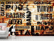 Fotótapéták Rock In Grunge Style