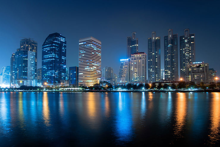 Fotótapéták Skyline Bangkok By Night