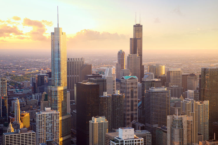 Fotótapéták Skyline Chicago