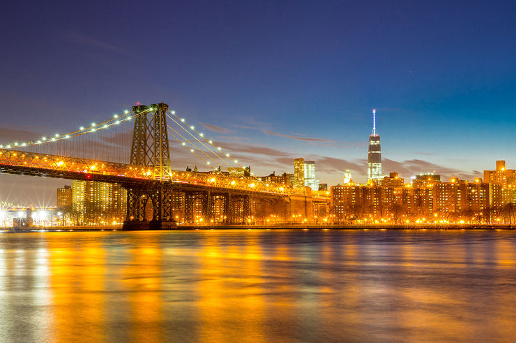 Fotótapéták Skyline NY Williamsburg Bridge