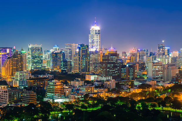 Fotótapéták Skyline One Night In Bangkok