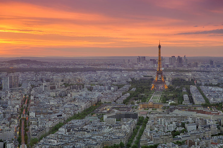 Fotótapéták Paris Skyline At Sunset