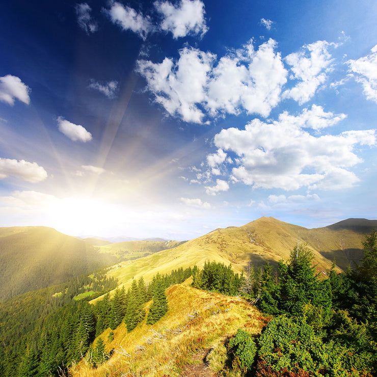 Fotótapéták Sunrise In The Mountains