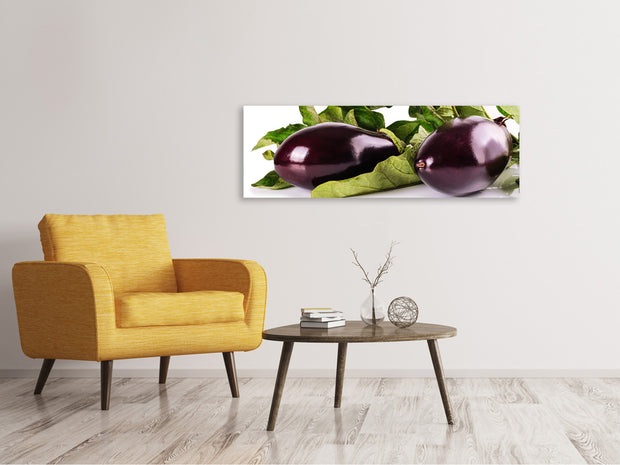 Panorámás Vászonképek Fresh eggplants