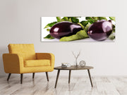 Panorámás Vászonképek Fresh eggplants