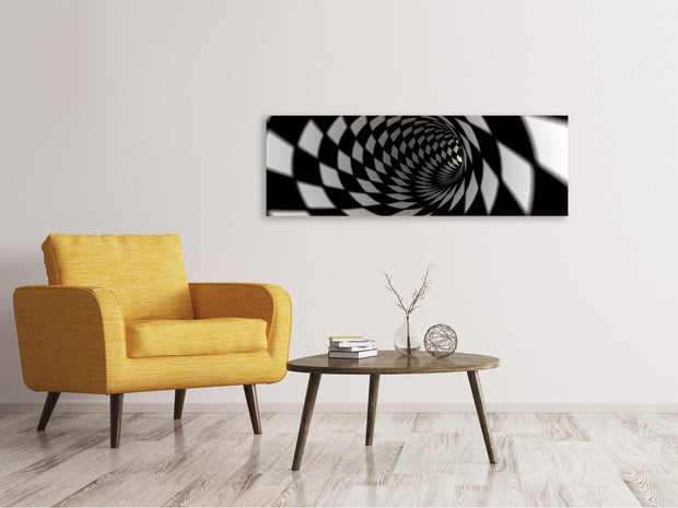 Panorámás Vászonképek Abstract Tunnel Black u0026 White