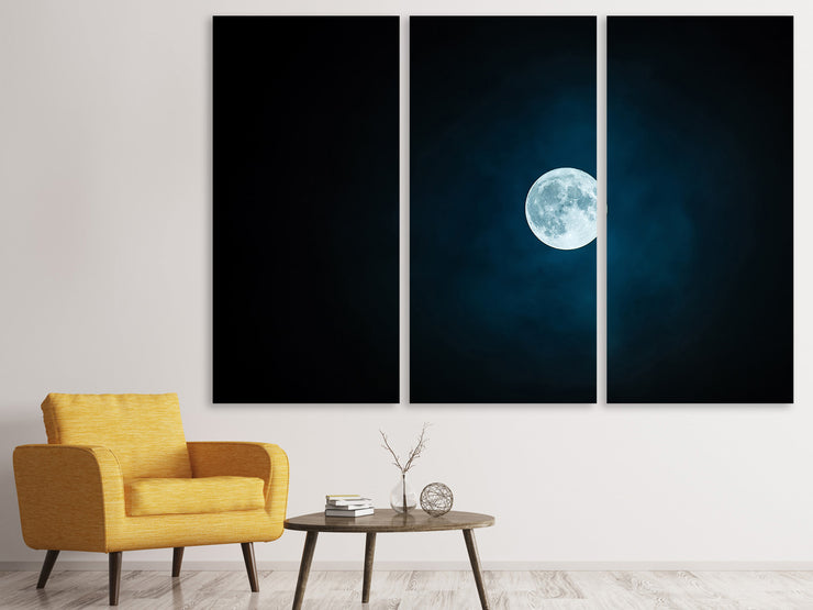 3 darab Vászonképek Imposing full moon