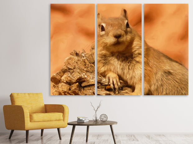 3 darab Vászonképek Sweet squirrel