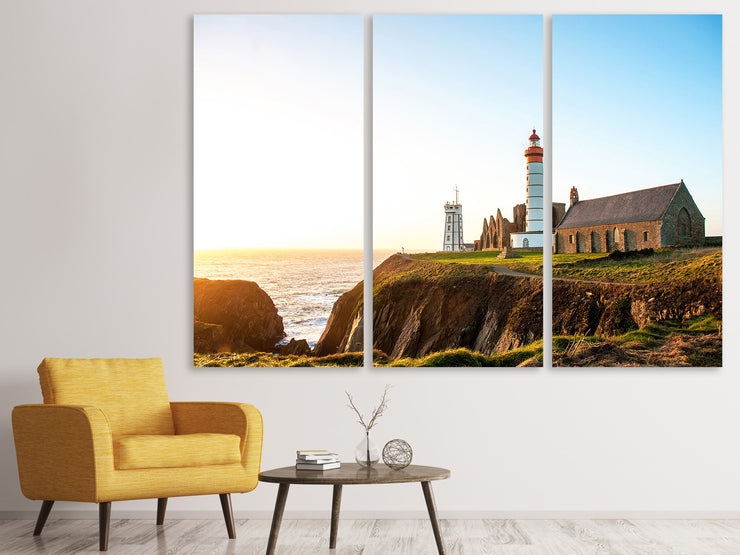 3 darab Vászonképek The lighthouse at sunrise