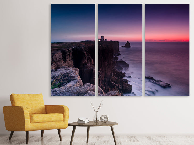 3 darab Vászonképek The lighthouse at dusk