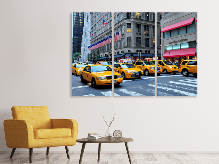 3 darab Vászonképek Manhattan - taxi please