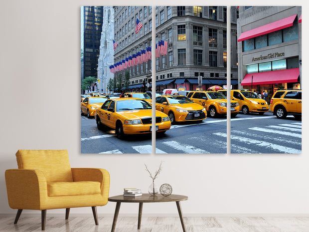 3 darab Vászonképek Manhattan - taxi please