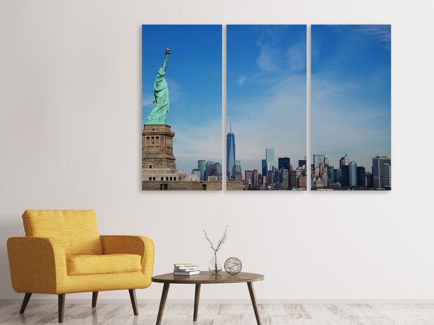 3 darab Vászonképek Statue of Liberty NYC