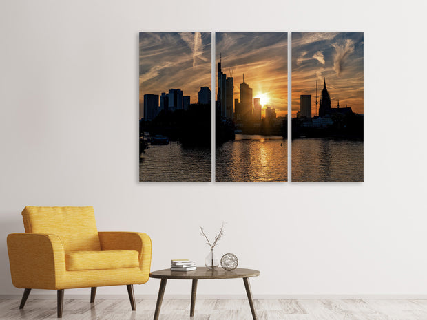 3 darab Vászonképek Sunset on the skyline