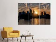 3 darab Vászonképek Sunset on the skyline