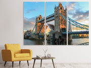 3 darab Vászonképek Tower Bridge at dusk