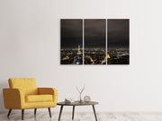 3 darab Vászonképek The lights of Paris