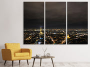 3 darab Vászonképek The lights of Paris