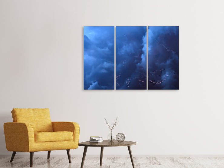 3 darab Vászonképek Wild thunderstorm