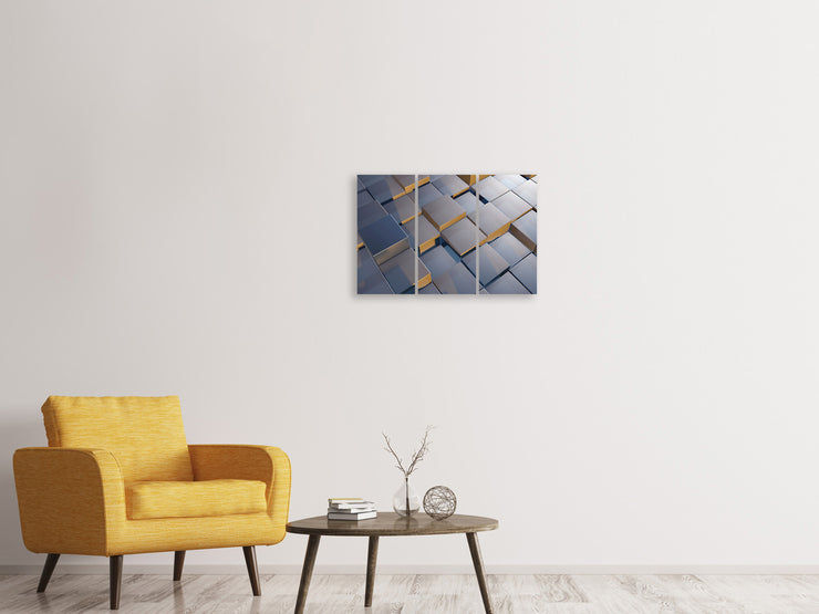 3 darab Vászonképek Cube 6
