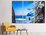 3 darab Vászonképek Exclusive Santorini