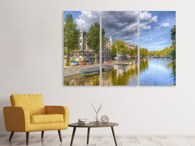 3 darab Vászonképek Idyllic Amsterdam