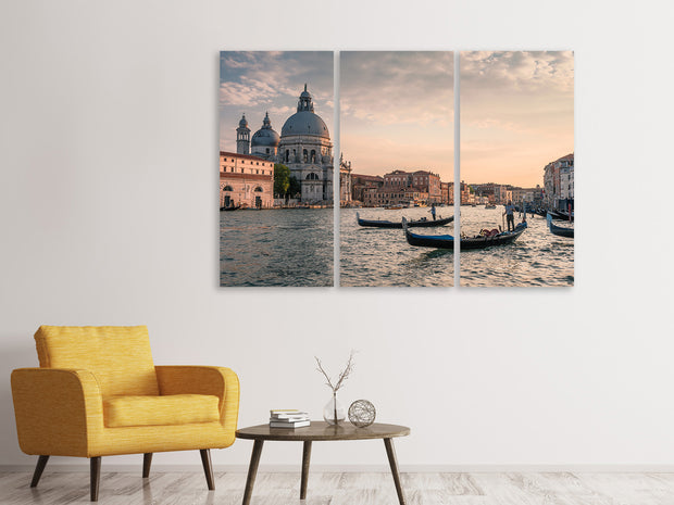 3 darab Vászonképek At the canal of Venice