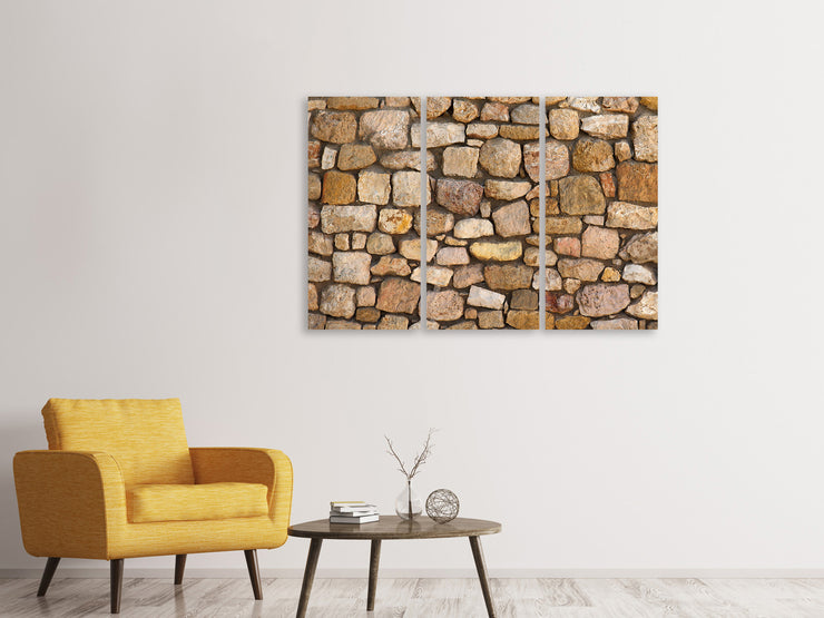 3 darab Vászonképek Old Brick