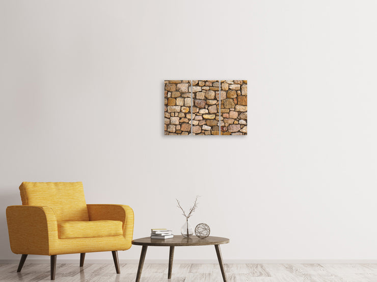 3 darab Vászonképek Old Brick