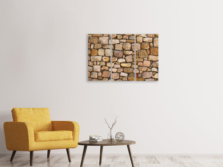 3 darab Vászonképek Old Brick