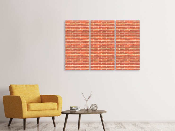 3 darab Vászonképek Bricks