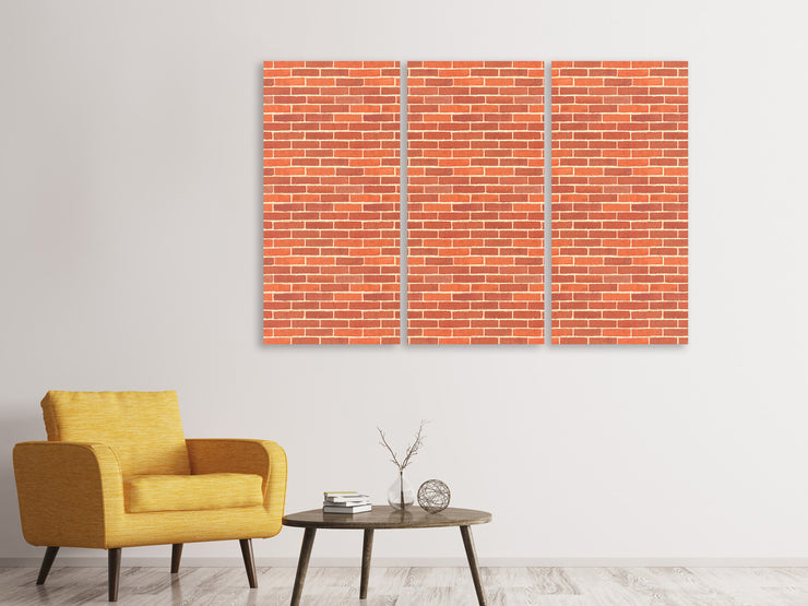 3 darab Vászonképek Bricks