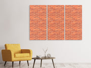 3 darab Vászonképek Bricks