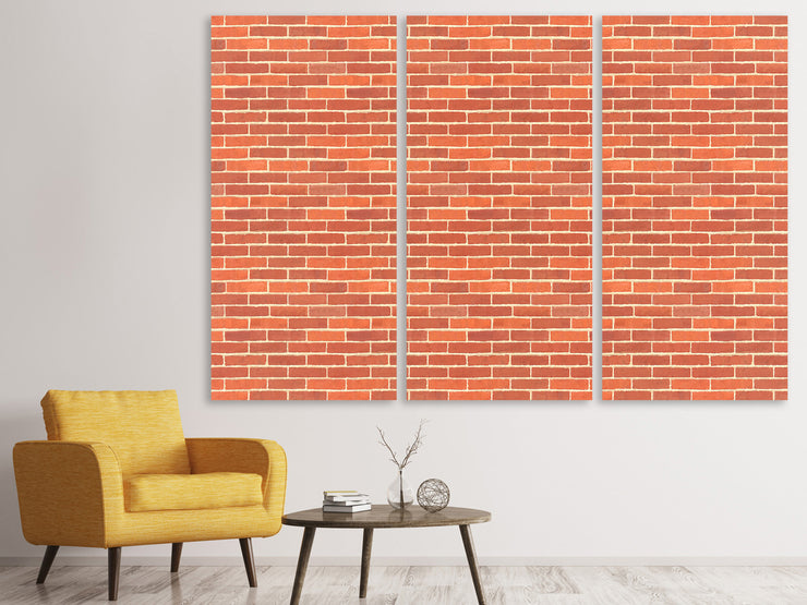 3 darab Vászonképek Bricks