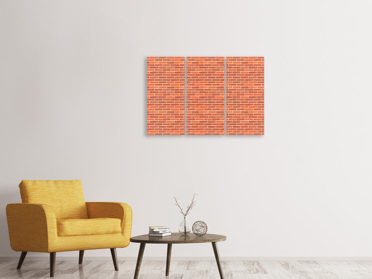 3 darab Vászonképek Bricks