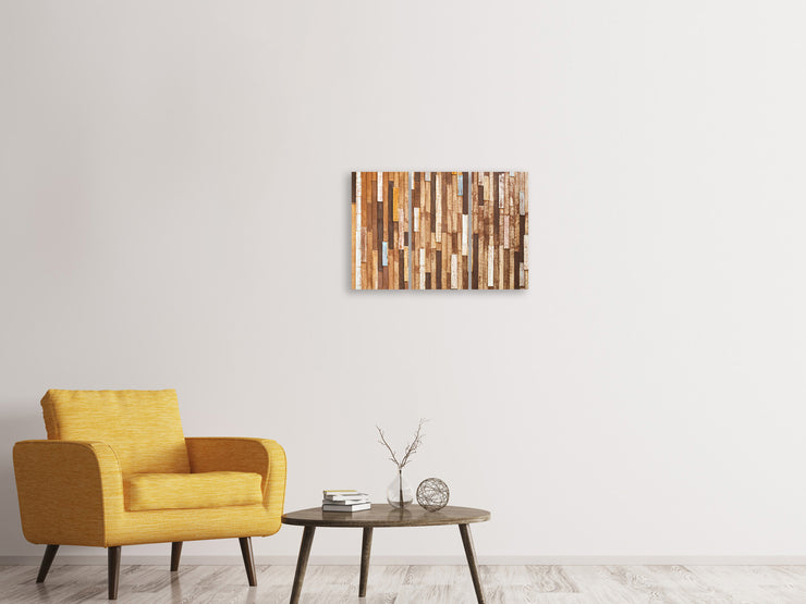 3 darab Vászonképek Design Wood