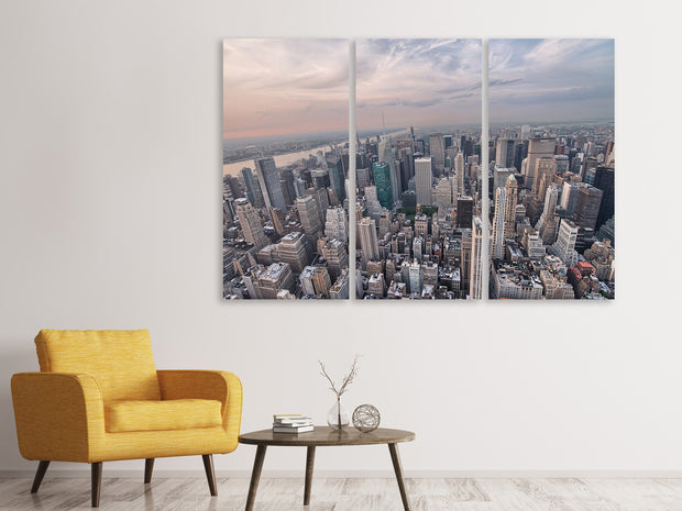 3 darab Vászonképek Skyline View Over Manhattan