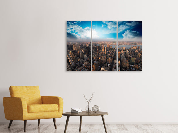 3 darab Vászonképek Skyline Over The Rooftops Of Manhattan