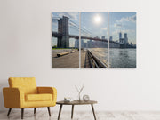 3 darab Vászonképek Brooklyn Bridge