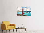 3 darab Vászonképek Red Golden Gate Bridge