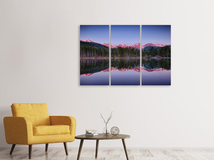 3 darab Vászonképek Sprague Lake Rocky Mountains